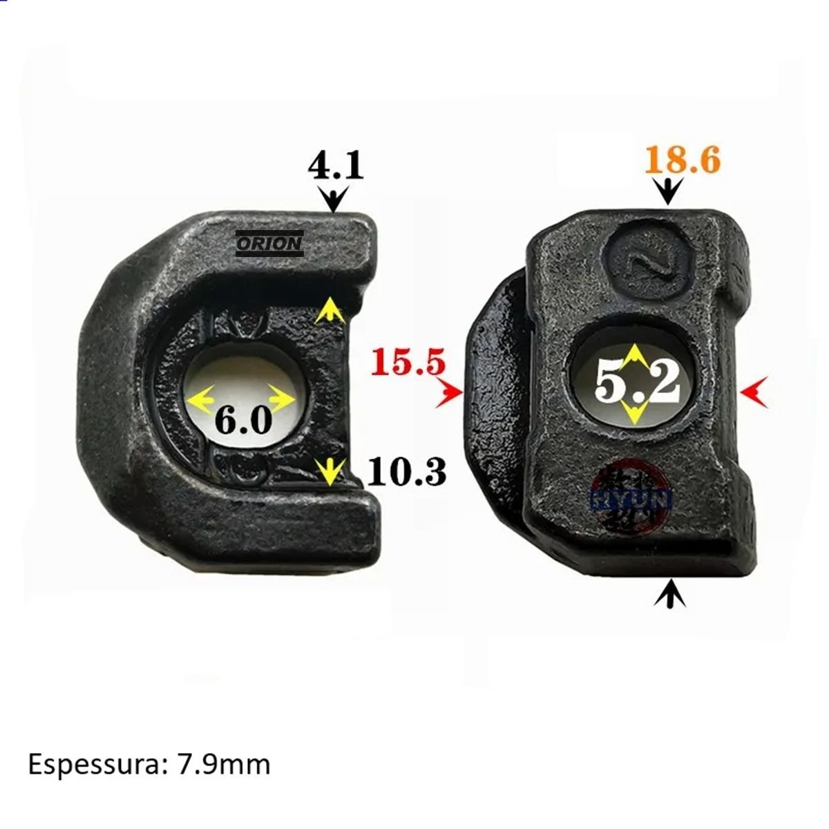 acessorio suporte grampo hLt16 - Imagem 3