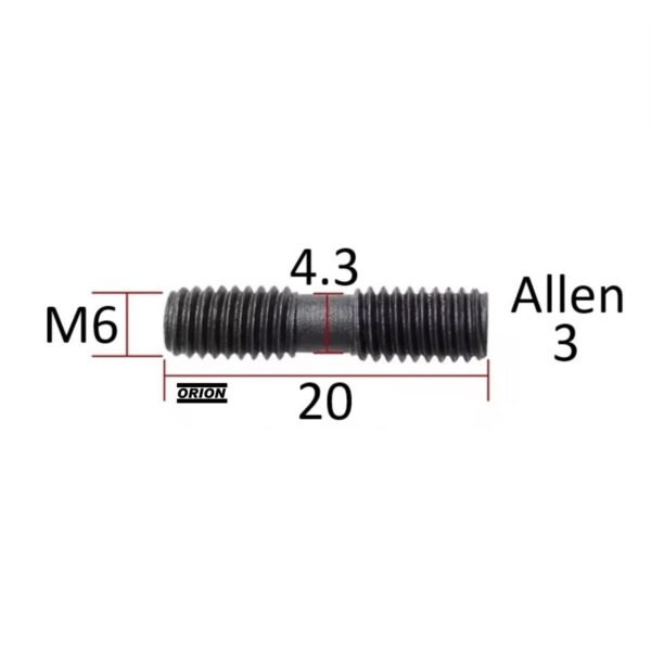 acessorio suporte parafuso grampo mcs620 - Imagem 3