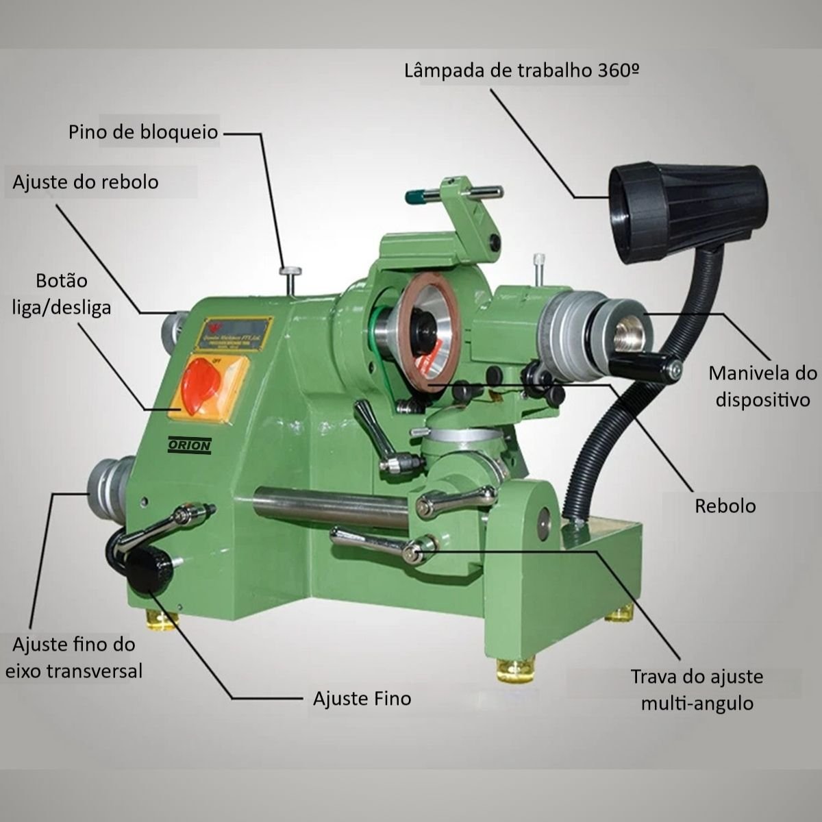 afiadora de ferramentas universal U2 220V - Imagem 3