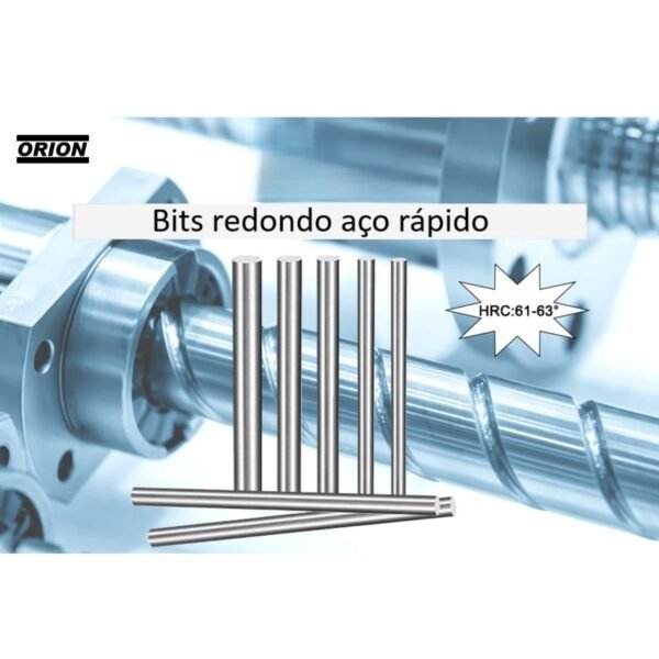 bits redondo aço rapido 04 mmx100 - Imagem 5