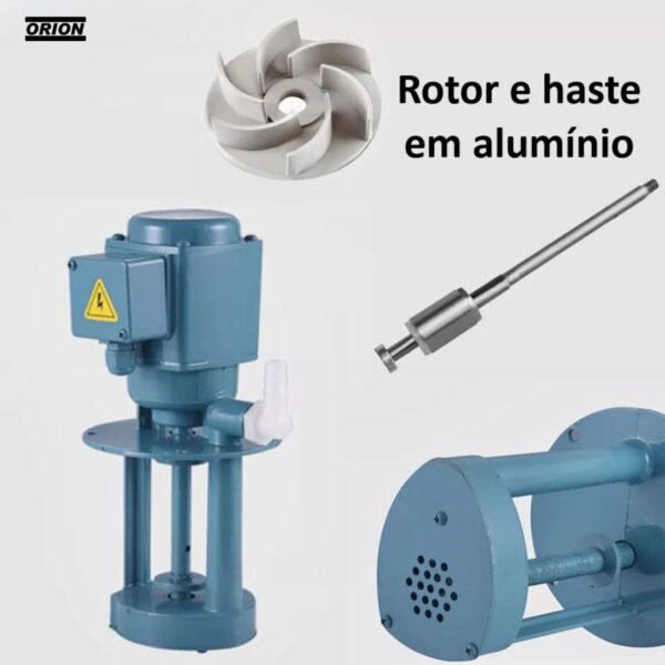 bomba refrigeraçao 128 mm imersao 1/8 hp 380V - Imagem 2