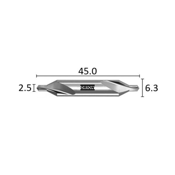 broca de centro 02,5x6,3 din333a - Imagem 3