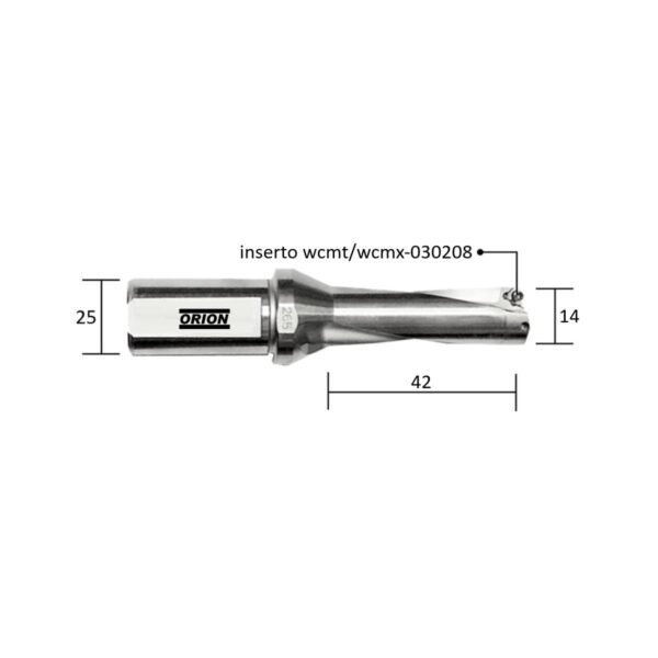 broca Tmax 14mm 3xd wcmt 030208 - Imagem 3