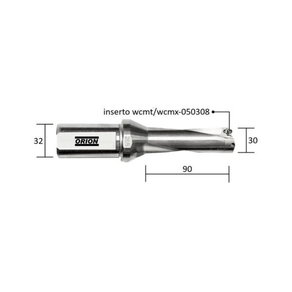broca Tmax 30mm 3xd wcmt 050308 - Imagem 3