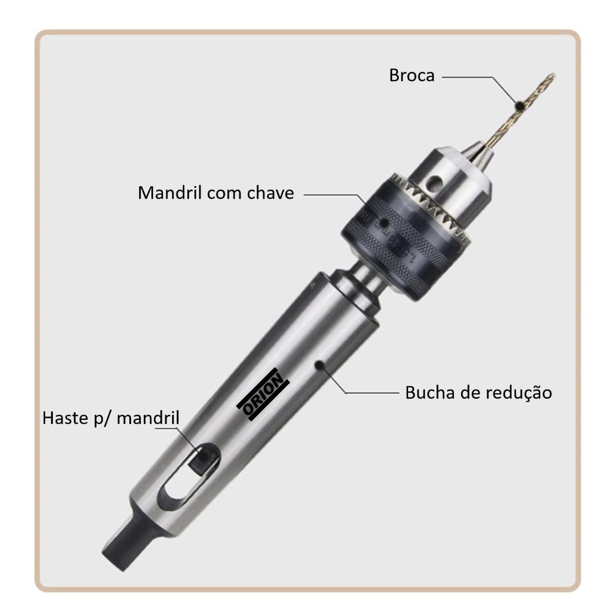 bucha reduçao cone morse 5x3 - Imagem 5
