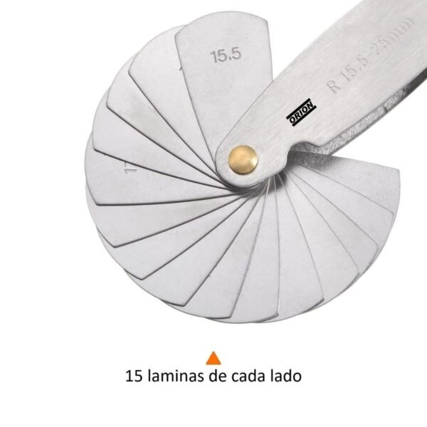 calibrador de raio 15,5 a 25,0 mm - Imagem 4