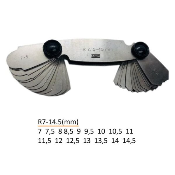 calibrador de raio 07,0 a 14,5 mm - Imagem 2