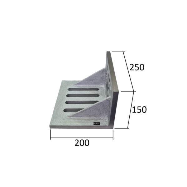 cantoneira ferro fundido 250x150x200 mm - Imagem 3