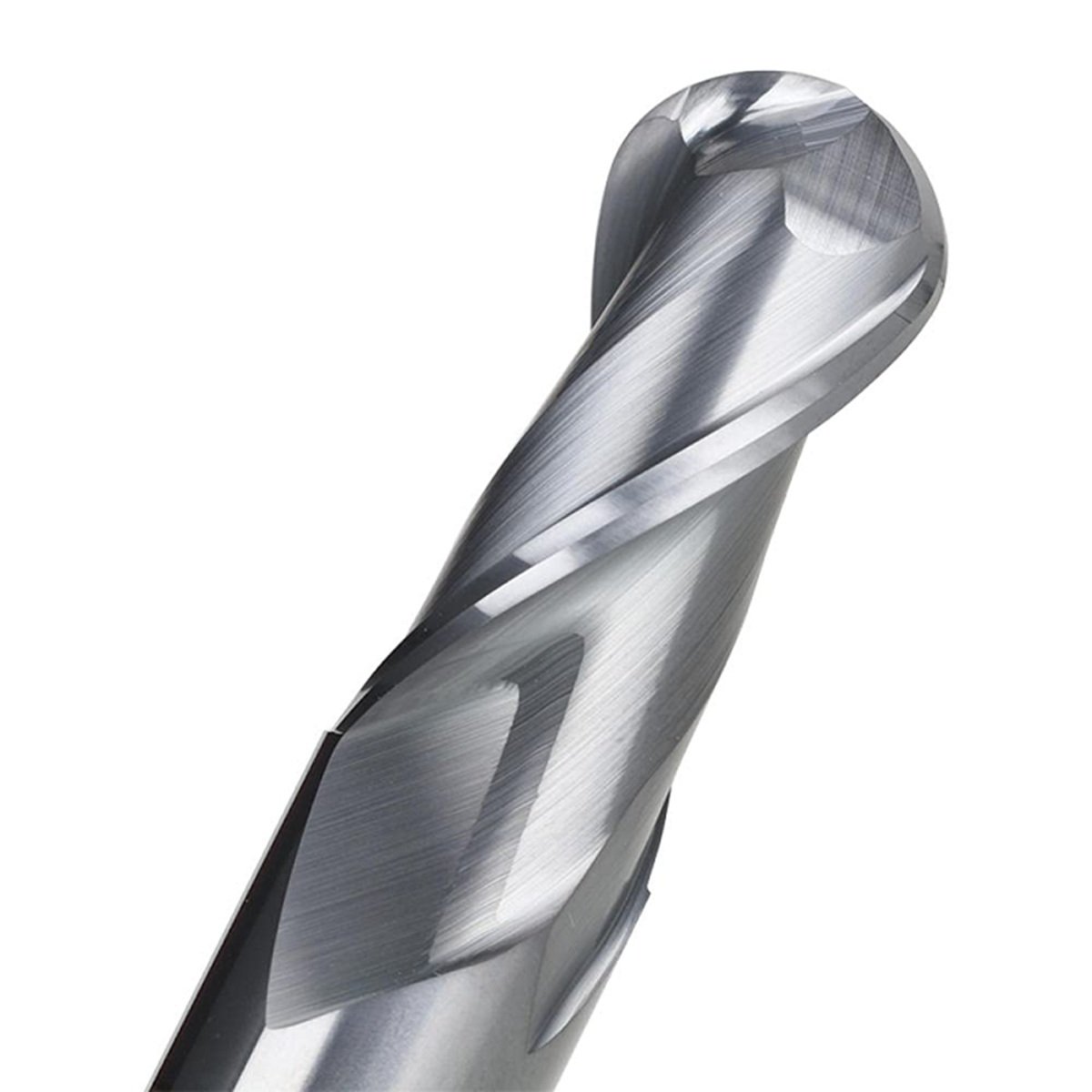 fresa esferica metal duro 2 cortes 04mmx8x50xh4 45hrc - Imagem 2
