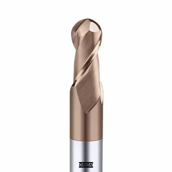 fresa esferica metal duro 2 cortes 04 mmx8x075xh4 TiSiN - Imagem 2