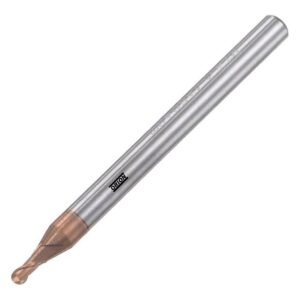 fresa esferica metal duro 2 cortes 01 mmx2x050xh4 TiSiN