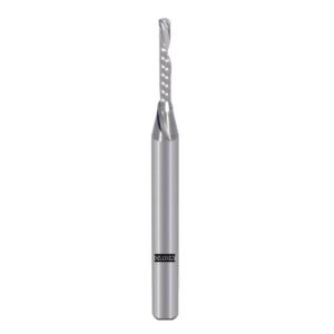 fresa para acrilico 1 corte invertido down cut 2,0mmx12xh1/8