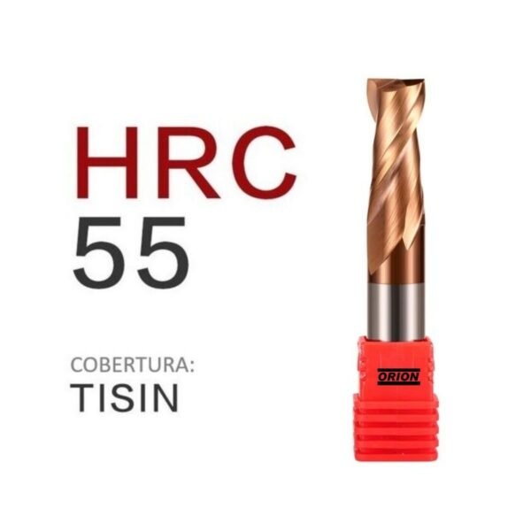 fresa topo metal duro 2 cortes 06 mmx15x050xh6 TiSiN - Imagem 3