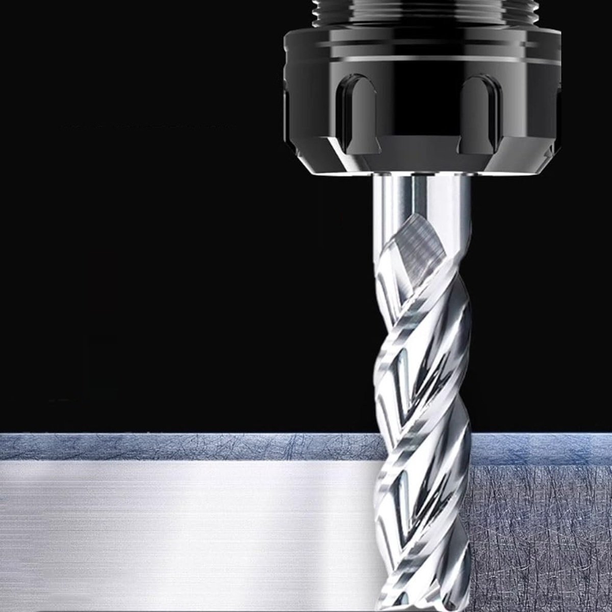 fresa topo para aluminio 3 cortes 10mmx80x200xh10 - Imagem 4