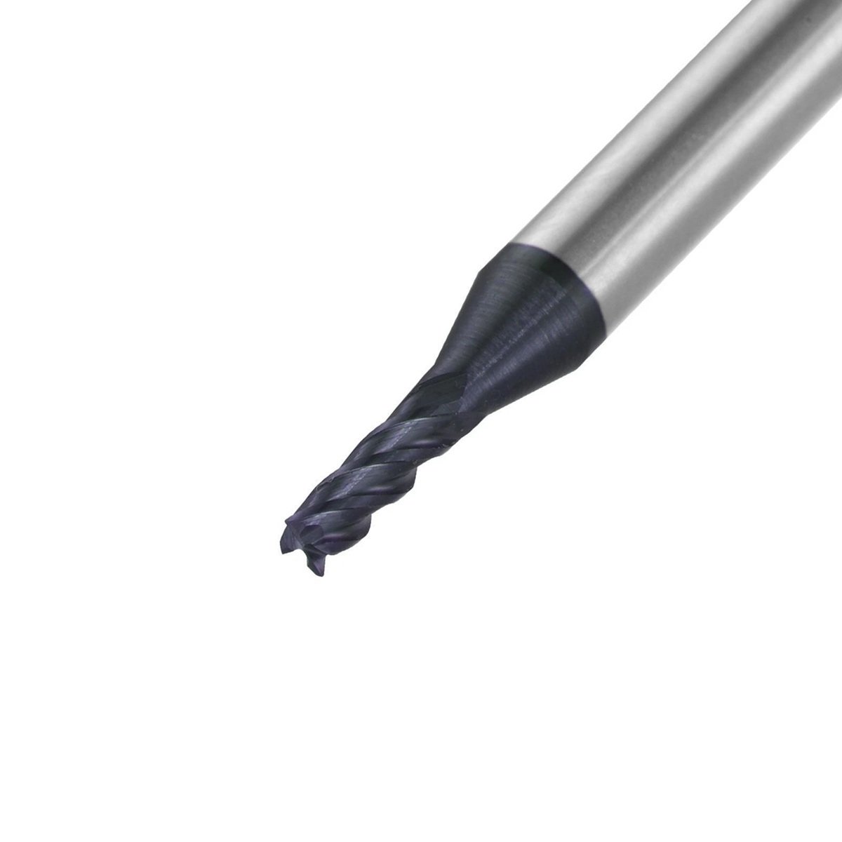 fresa topo metal duro 4 cortes 02mmx6x50xh4 45hrc - Imagem 2