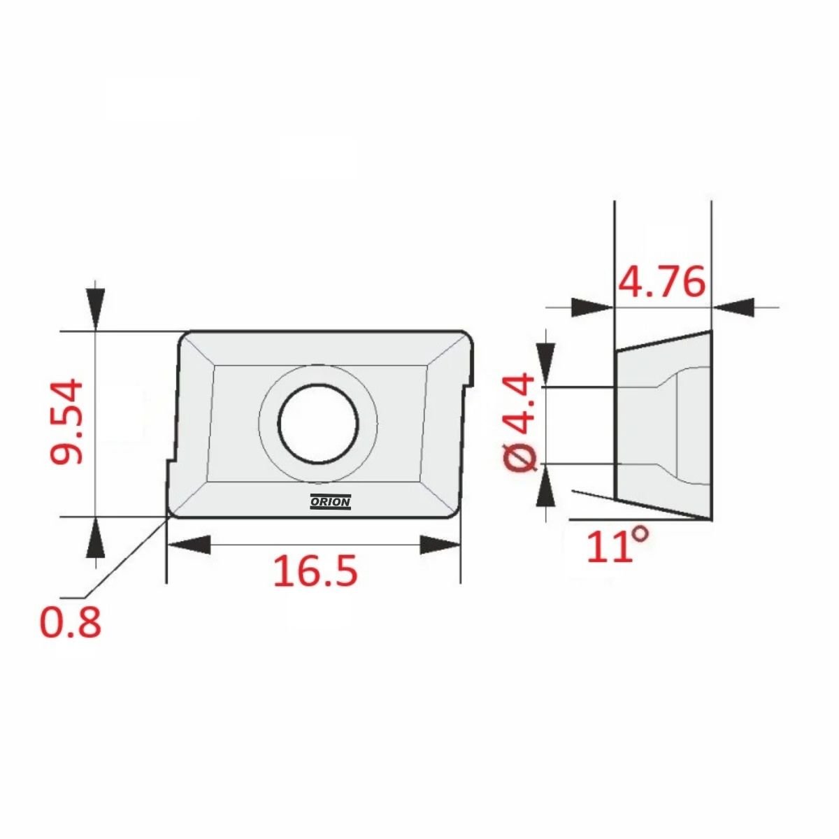 inserto apgt 1604 pdfr g2 nk0010 - Imagem 3