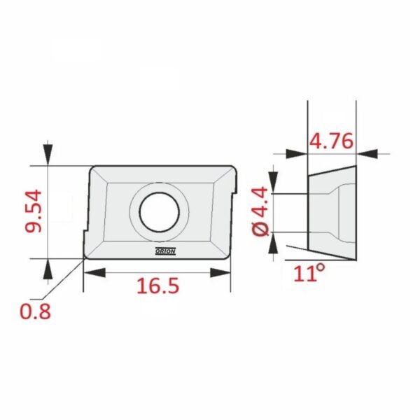 inserto apkt 1604 pder m2 un4015 - Imagem 3