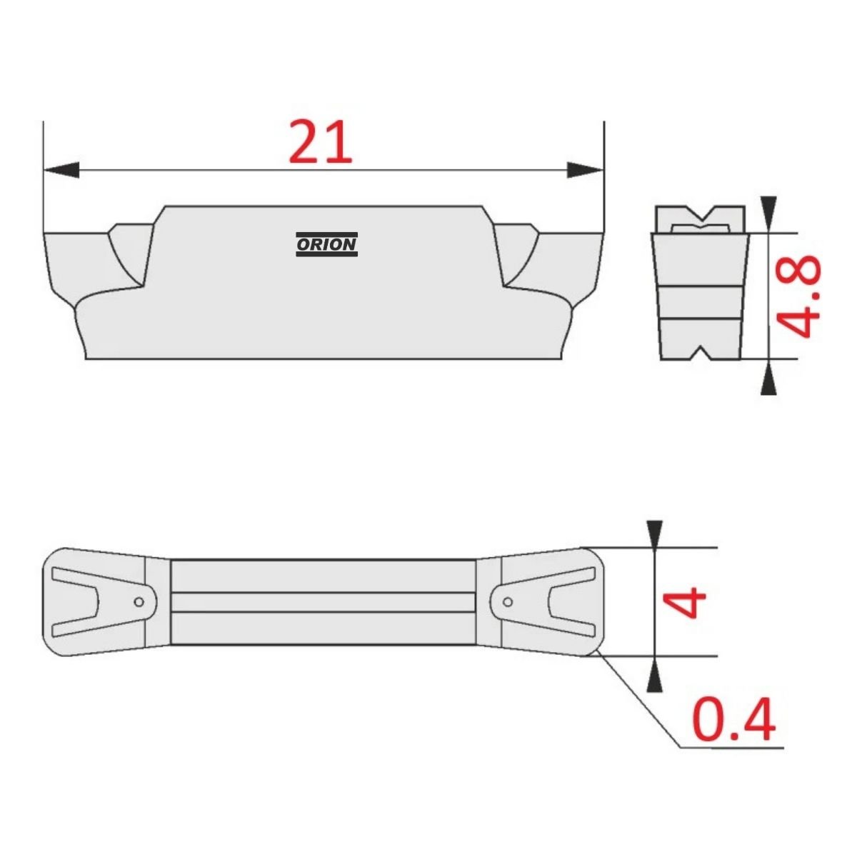 inserto mgmn 400 m un4015 - Imagem 3