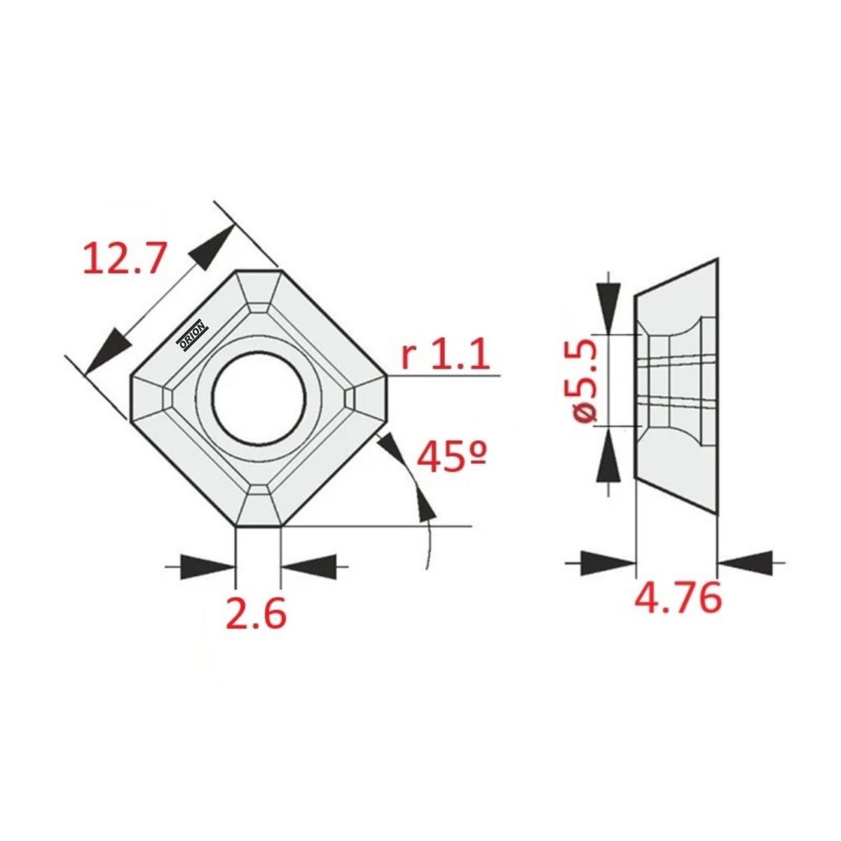 inserto seht 1204 aftn xm un4015 - Imagem 3
