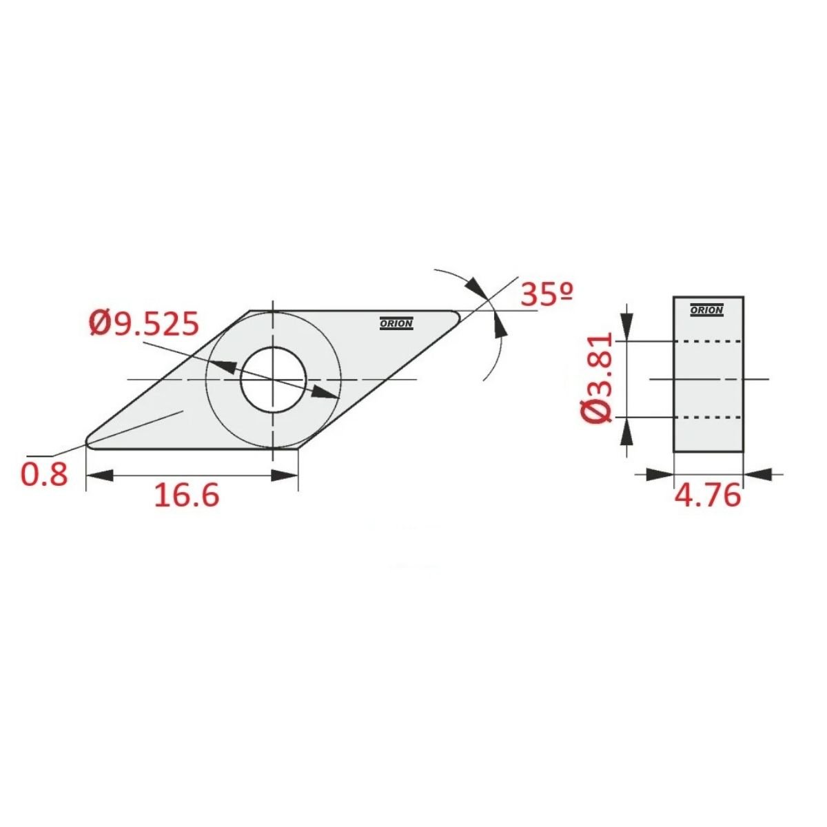inserto vnmg 160408 ma un4015 - Imagem 3