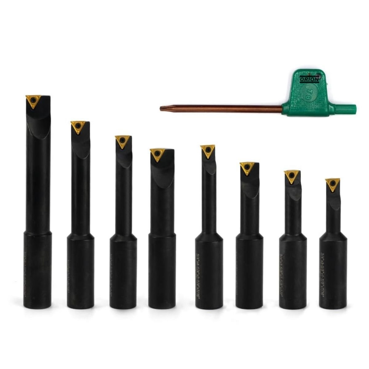 jogo barra mandrilar intercambiavel 18mm 8pcs