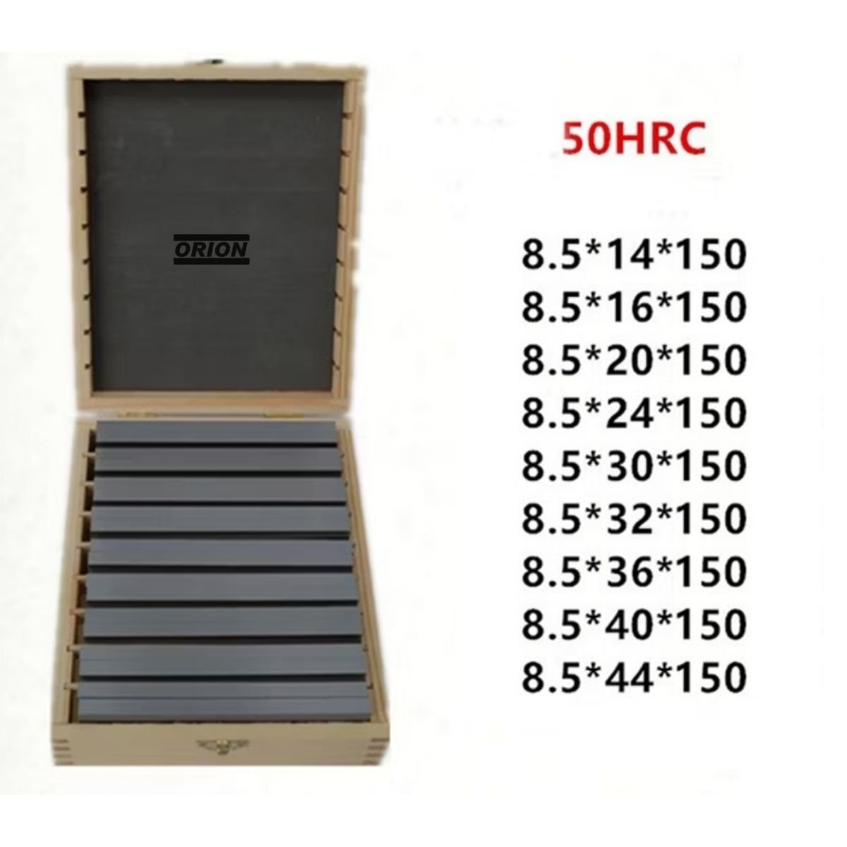 jogo calços paralelos 18pcs 8.5x150mm - Imagem 3