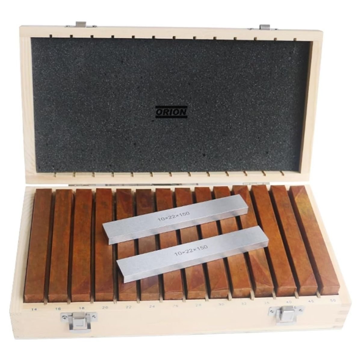 jogo calços paralelos 28pcs 10x150mm - Imagem 6