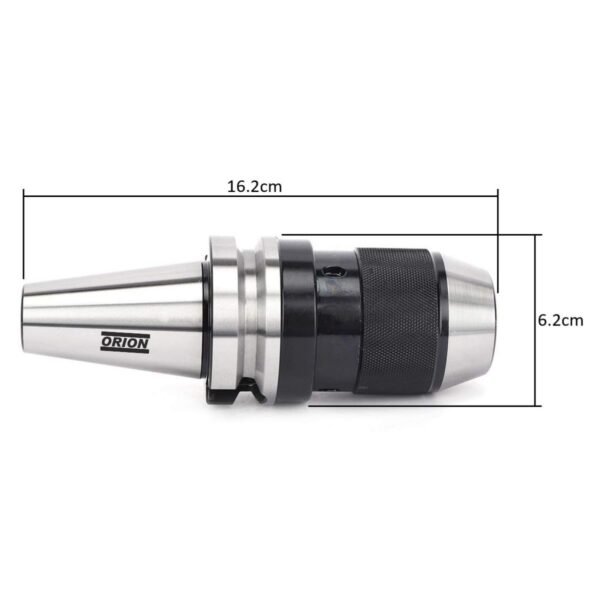 mandril aperto rapido 1 a 16 com cone bt40 integrado - Imagem 3