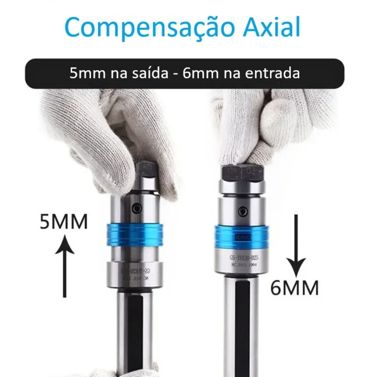 mandril expansivo m3 a m16 er20 haste 20x70mm - Imagem 4