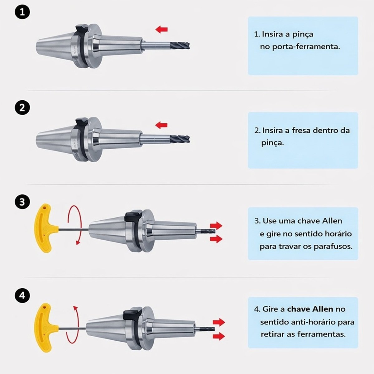 pinça dc12 10mm alta precisão - Imagem 5