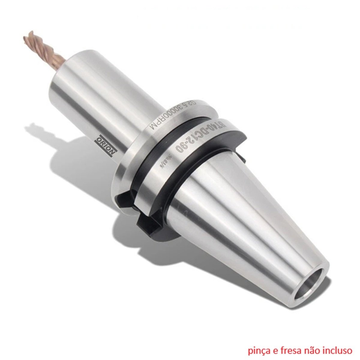 mandril porta pinças dc12 bt40 L90