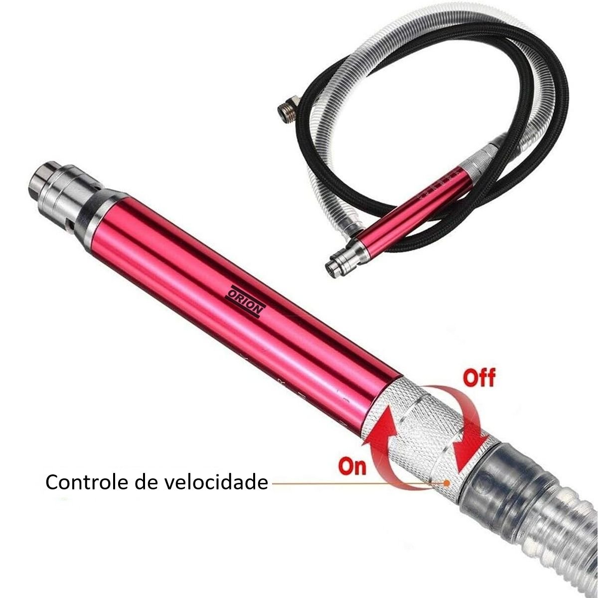 micro retifica esmerilhadeira pneumatica caneta e acessorios - Imagem 4