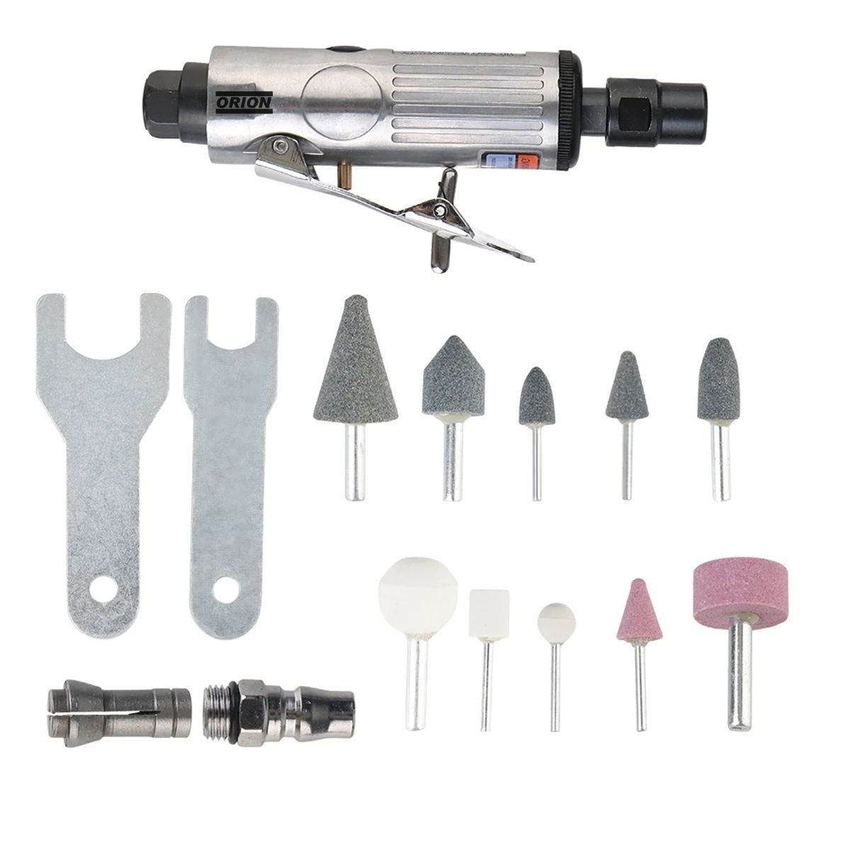 micro retifica pneumatica mini esmeril 1/4 22.000 rpm - Imagem 3