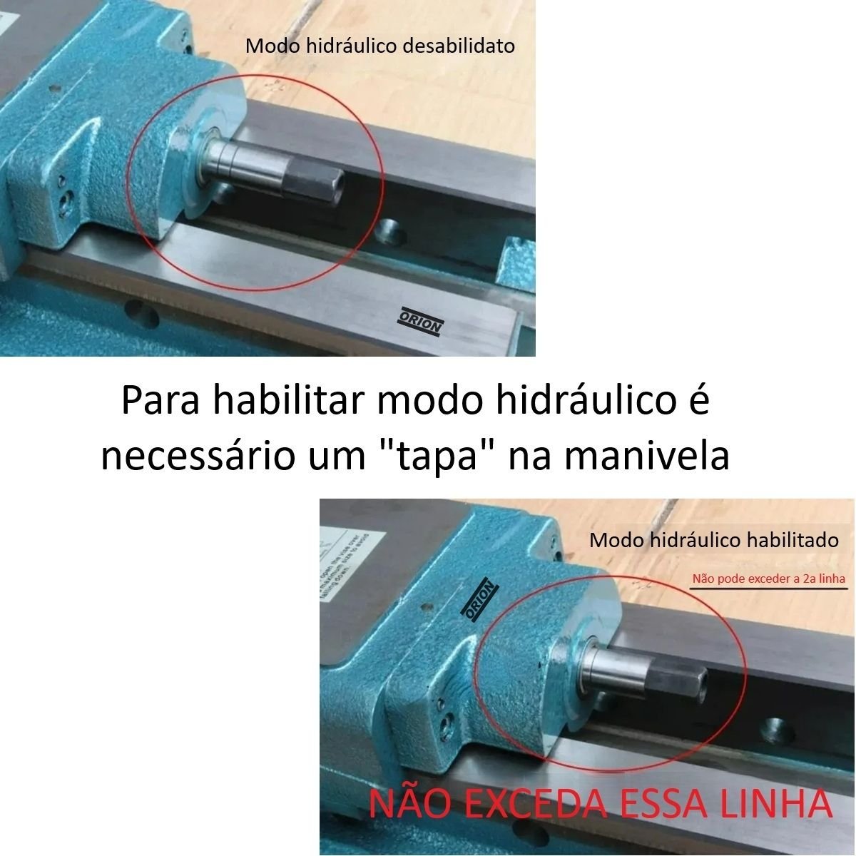morsa hidraulica abertura 220mm - Imagem 10