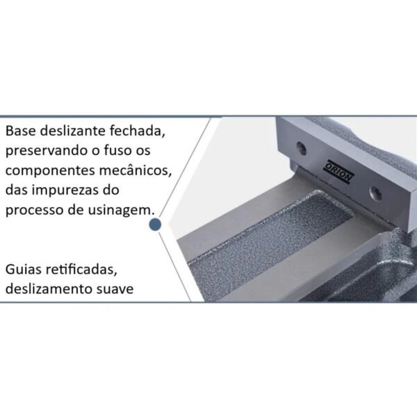 morsa giratoria abertura 160 mm modelo QH - Imagem 7