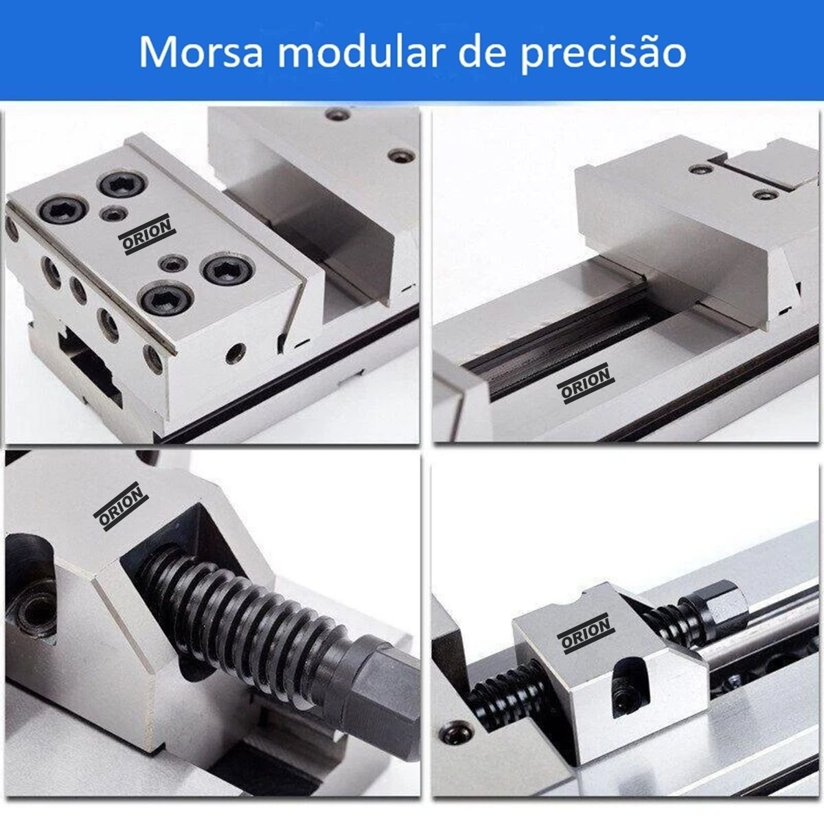 morsa modular de precisao abertura 200mm - Imagem 2