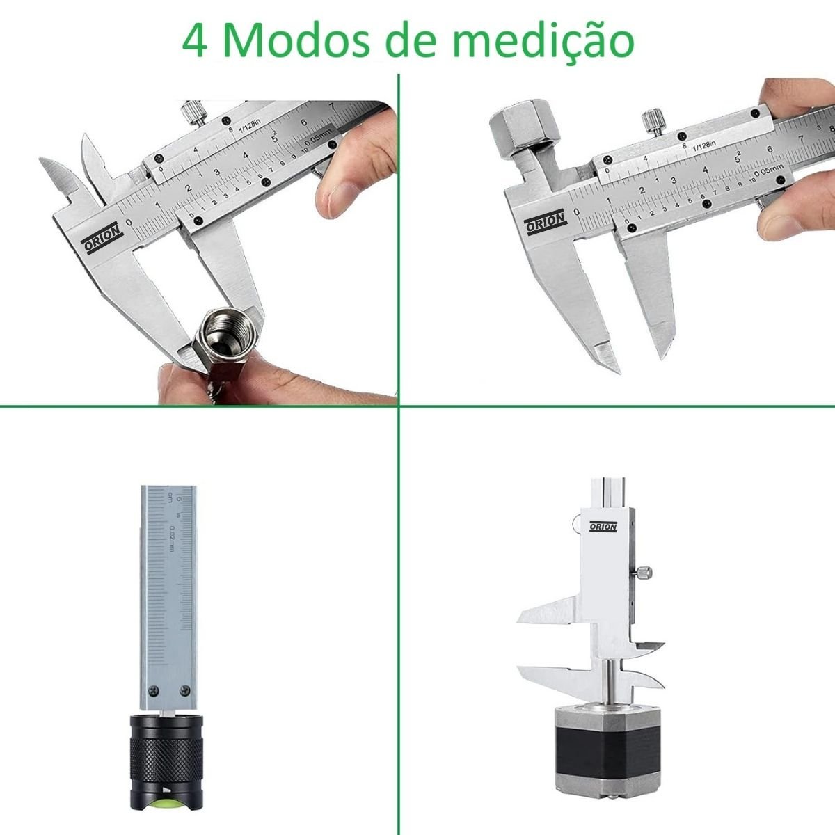 paquimetro 200mm 1/128 0.05mm PROMO - Imagem 3