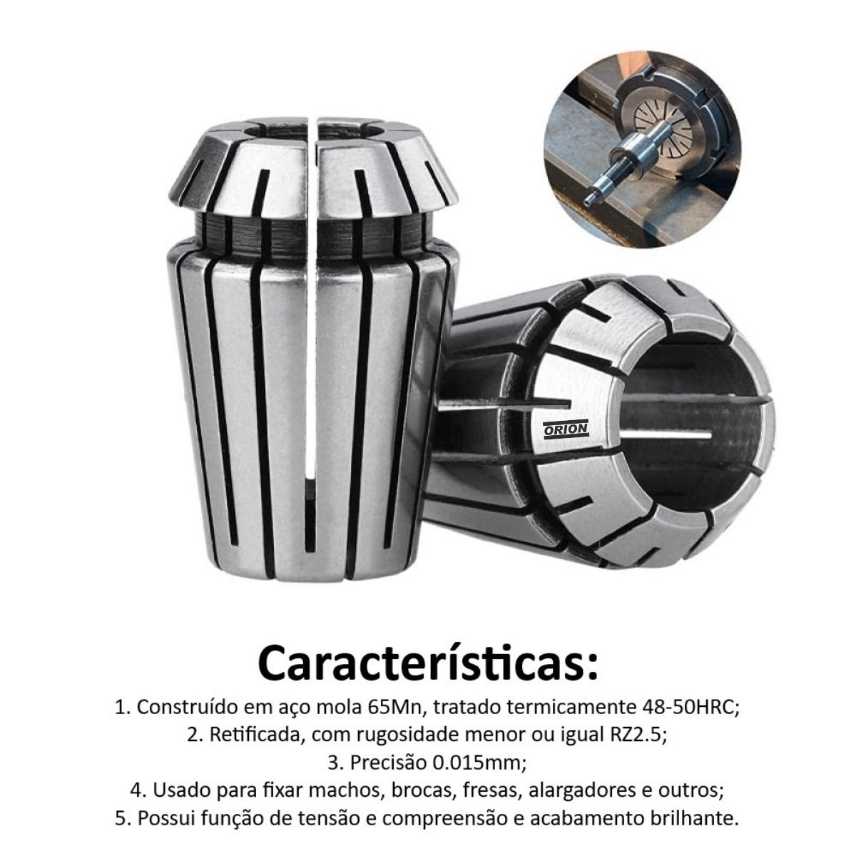 pinça er25 13 mm - Imagem 2