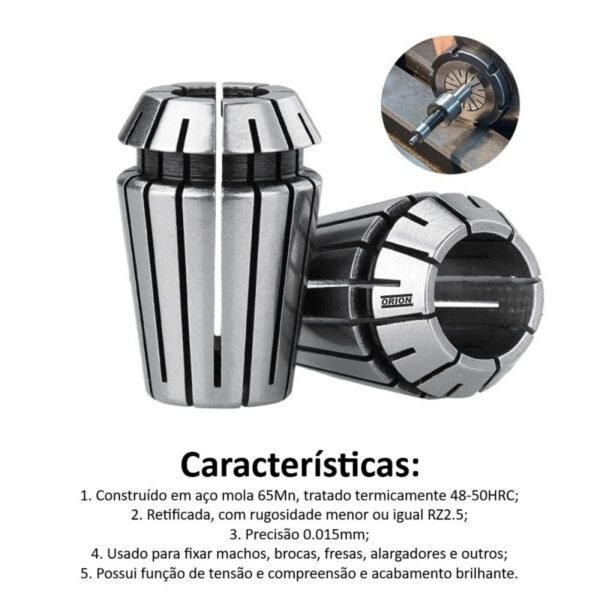 pinça er32 06 mm - Imagem 2