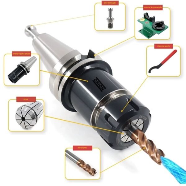pinça er40 08 mm - Imagem 5