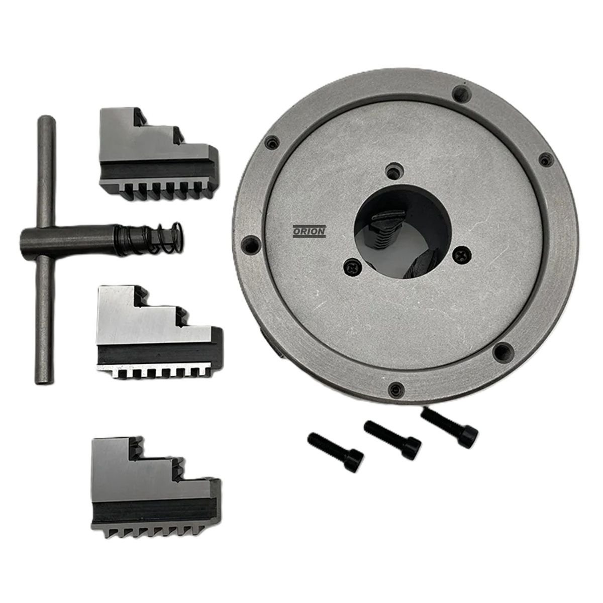placa de torno universal 3 castanhas 160 mm - Imagem 2
