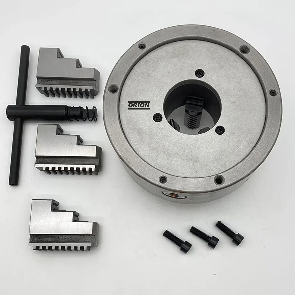 placa de torno reversivel 3 castanhas 400mm - Imagem 4