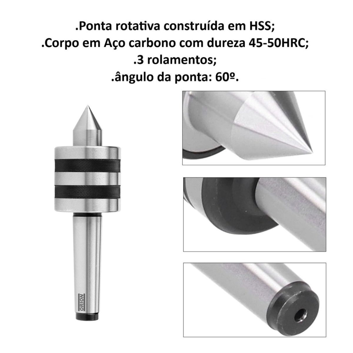 ponta rotativa cone morse 2 H004 PROMO - Imagem 4