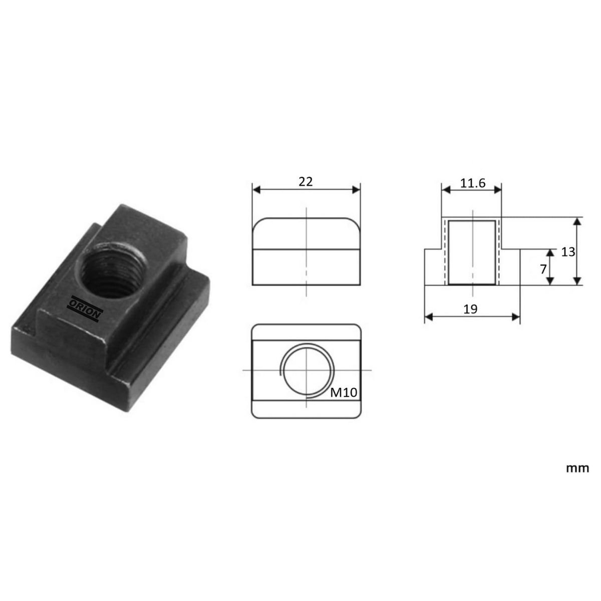 kit presilhas m10 canal 12mm 58pcs - Imagem 3