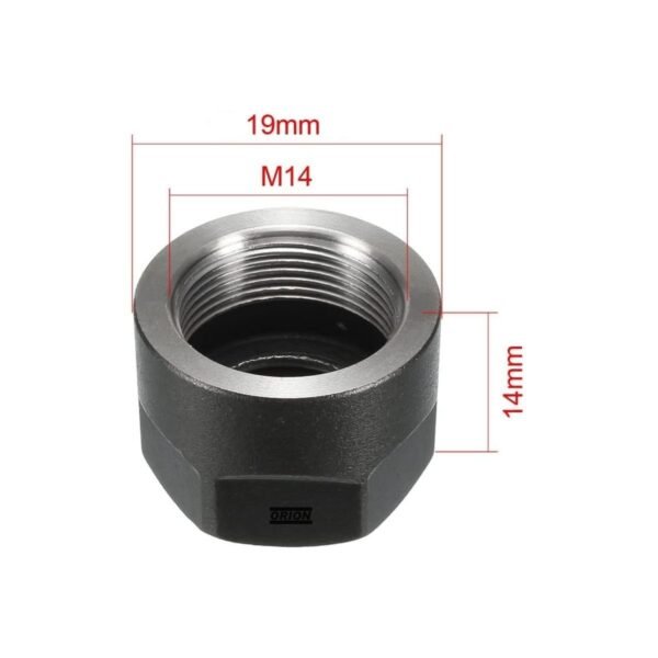 porca er11A m14x0,75 - Imagem 3