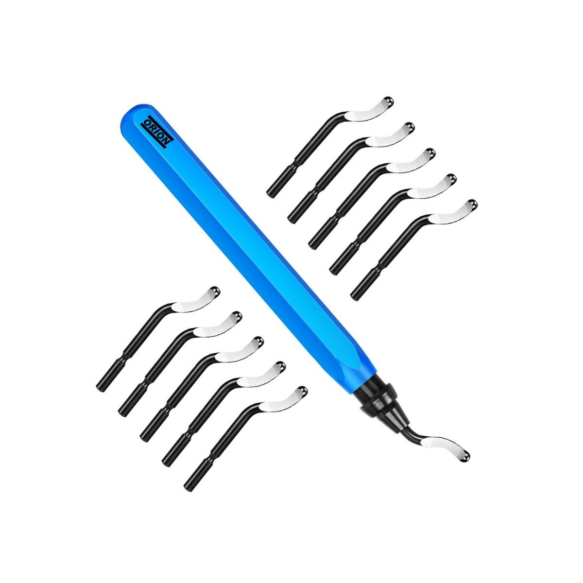 rebarbador manual com 10 laminas para aço aluminio plastico
