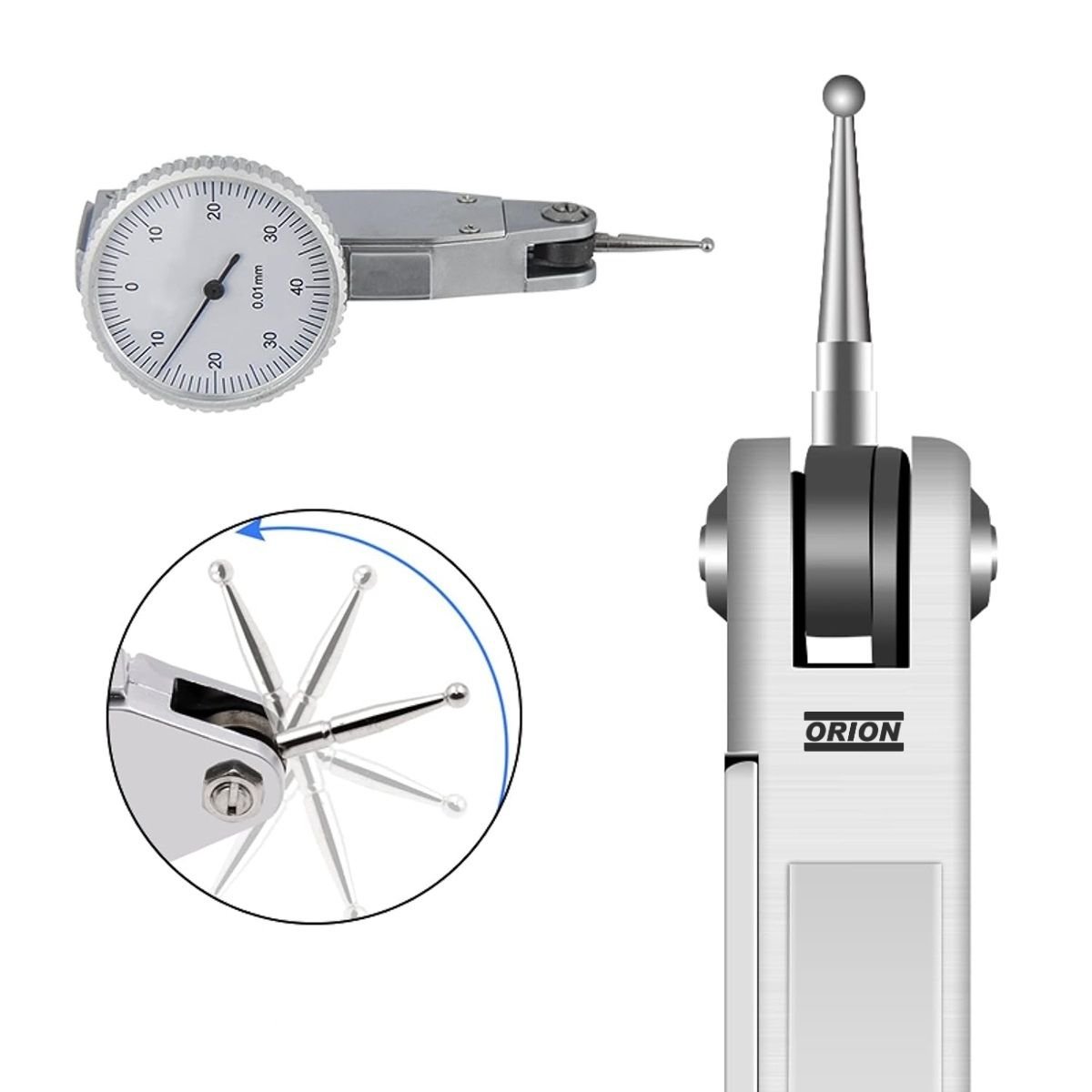 relogio apalpador 0.8mm 0.01mm PROMO - Imagem 4