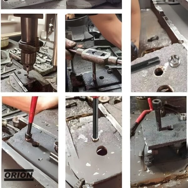 rosca postiça metrica m05x0,8 25 pcs 1,5x0 - Imagem 4
