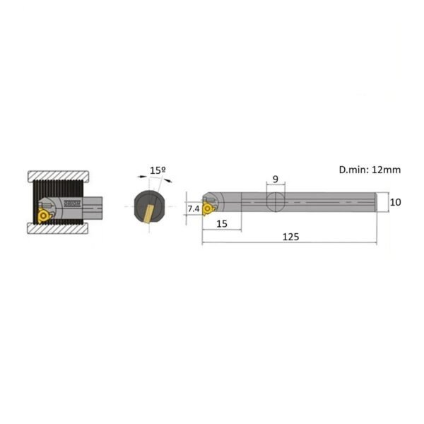 suporte snR 0010 k11 - Imagem 3