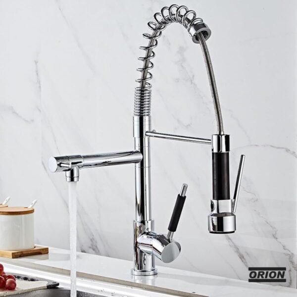 torneira cozinha gourmet monocomando flexivel cromado 92102 - Imagem 5